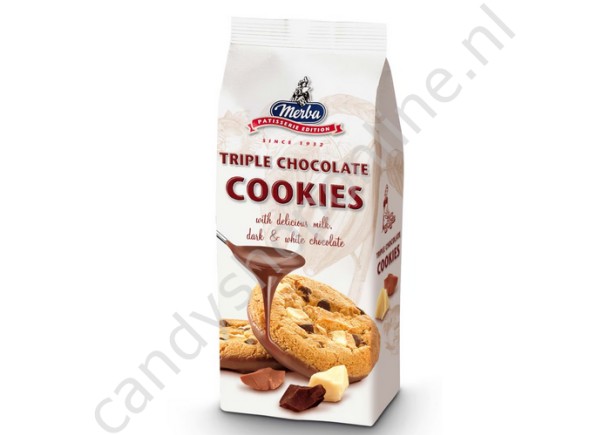 Merba Triple Chocolate Cookies 200gr.