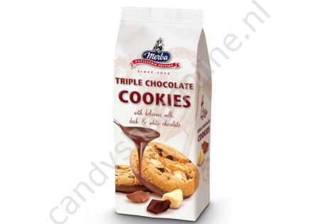 Merba Triple Chocolate Cookies 200gr.