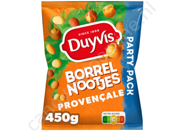 Duyvis Borrelnootjes Provençale 450gr.