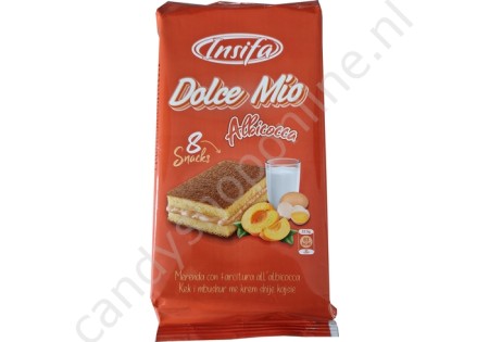Dolce Mio Cake Bars with Apricot Filling 8pcs. 180gr.