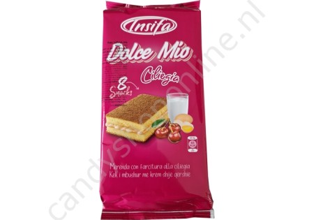 Dolce Mio Cake Bars with Cherry Filling 8pcs. 180gr.