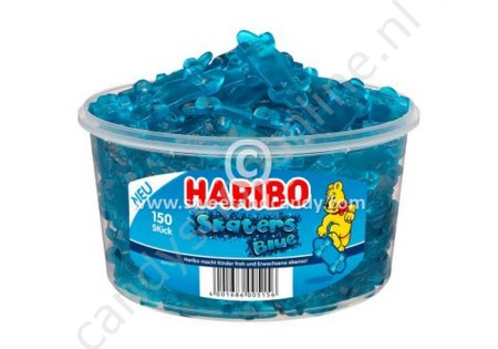 Haribo silo Skaters blue 1200 gr. 150st.