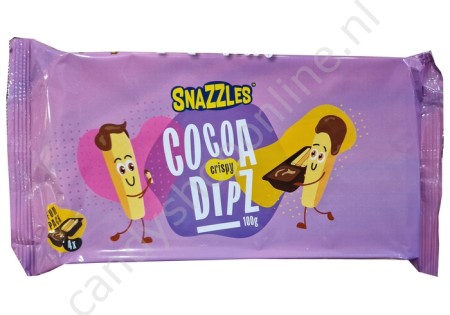 Snazzles Cocoa Dipz 4x25gr. 100gr.