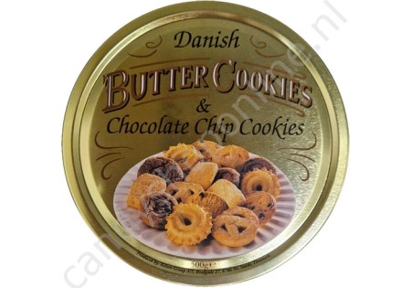 Danish Butter Cookies tin 500 gram