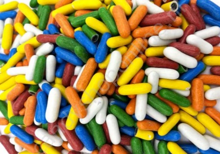 Venco Gekleurde Dropstaafjes 200 gram