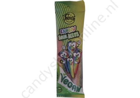Tobies Sour Belts Rainbow 180 gram