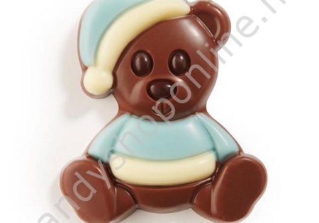 Dragee Chocolade Knuffelbeertje Blauw/Wit
