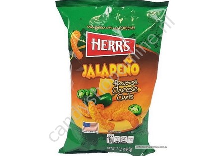 Herr's Jalapeno Poppers Cheese Curls 199gr.
