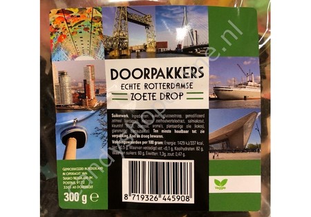 Rotterdamse Doorpakkers Zoete Drop 300 gram