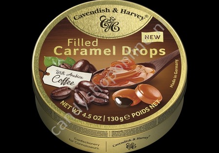 Cavendish & Harvey Filled Caramel Drops with Arabica Coffee 130gr.