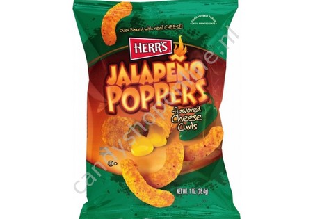 Herr's Jalapeno Poppers Cheese Curls 28gr.