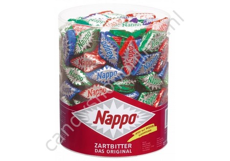 Nappo Chocolade Nougatblokjes klein met Hazelnoot