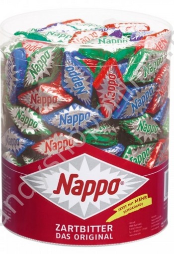 Nappo Chocolade Nougatblokjes klein met Hazelnoot
