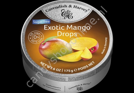 Cavendish & Harvey Exotic Mango Drops with real Fruit Juice 175gr. SV