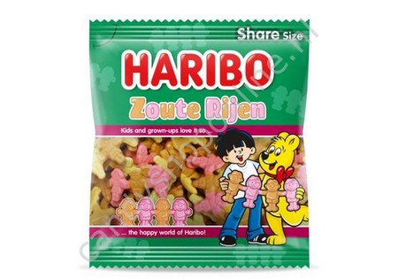 Haribo Zoute Rijen 220 gram