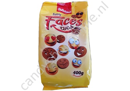 Delicious Funny Faces Cocoa 400gr.