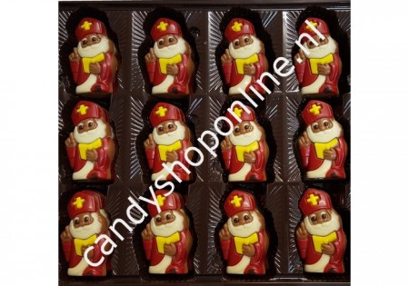 Sintchocolade Sinterklaas melk Bakje 8 stuks