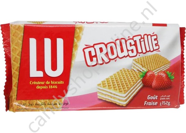 Lu Croustille Strawberry 152gr.