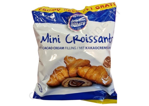 American Bakery Mini Croissants with cacao cream filling 210gr.