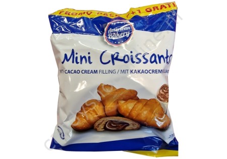 American Bakery Mini Croissants with cacao cream filling 210gr.