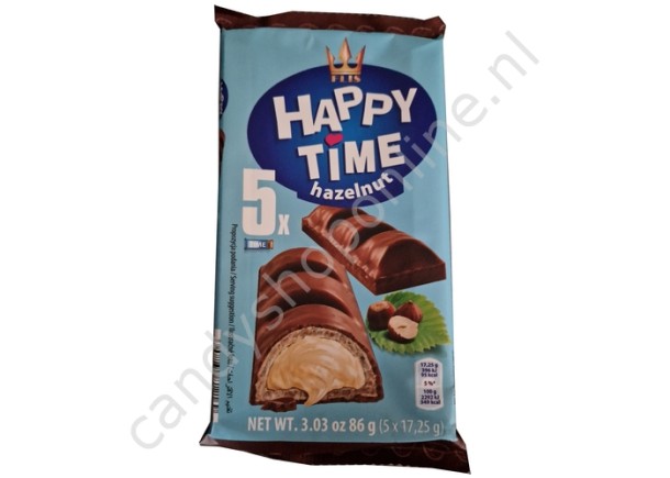 Happy Time Hazelnut Wafers 5pcs. 86gr.