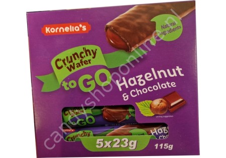 Kornelia's Crunchy Wafer to Go Hazelnut & Chocolate 5pcs. 115gr.