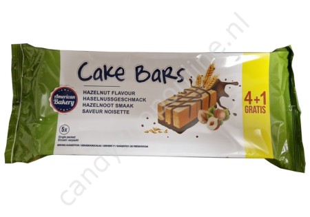 American Bakery Cake Bars Hazelnut Flavour 5pcs. 150gr.