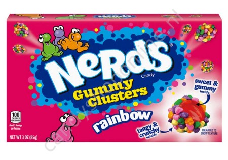 Wonka Nerds Gummy Clusters rainbow 85gr.