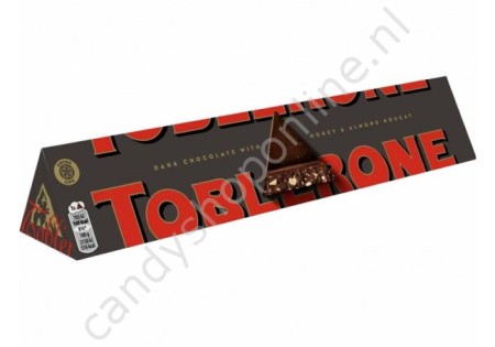 Toblerone zwart puur 100 gram