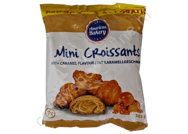 American Bakery Mini Croissants with caramel cream filling 7pcs. 185gr.