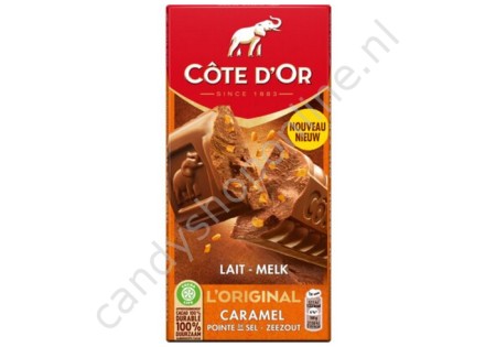 Côte d'Or Melk tablet Caramel-Zeezout 190 gram