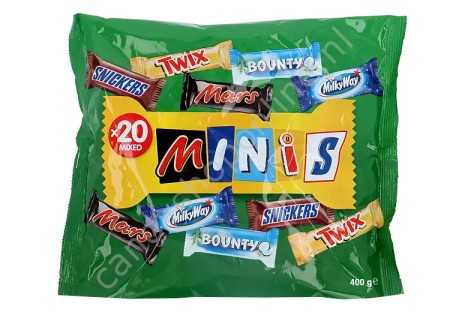 Mars Mini's Mixed 20pcs. 400gr. 